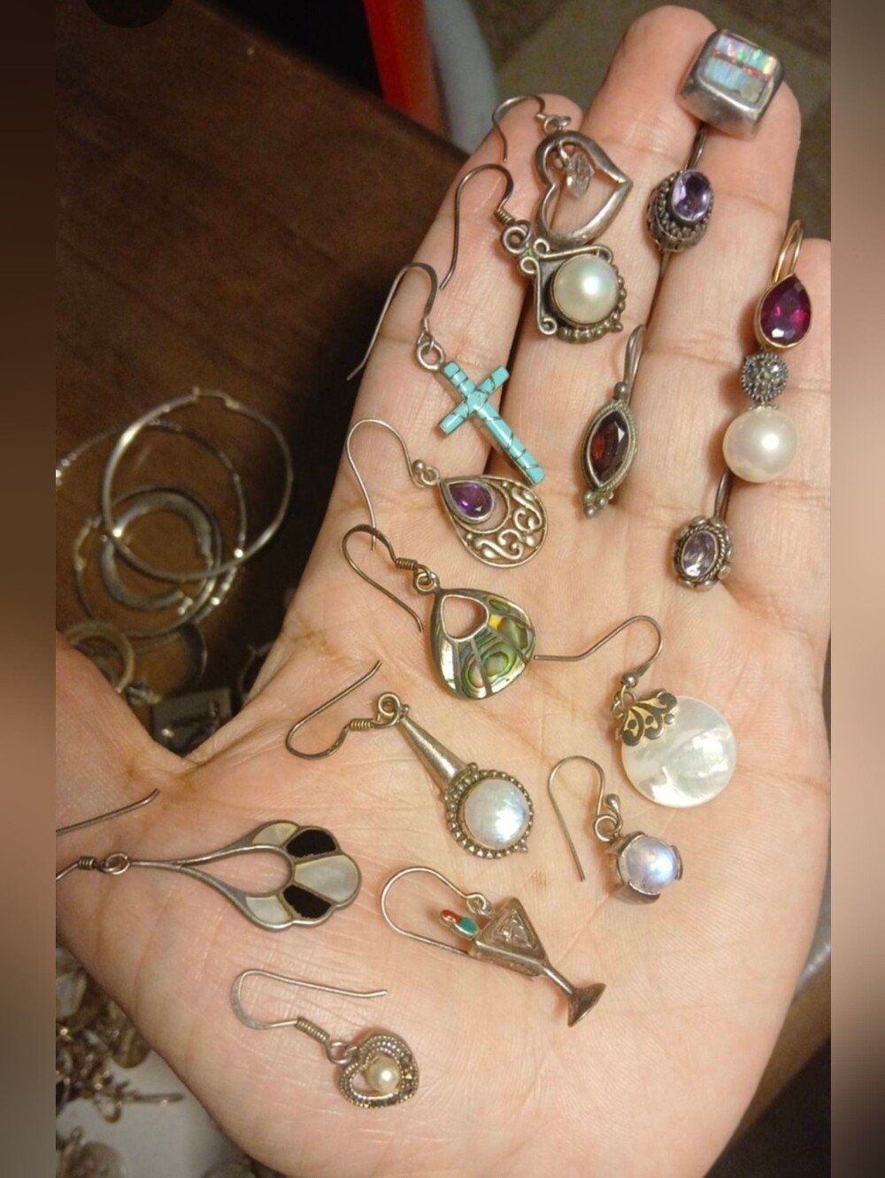 925 Single Earrings(75 Pcs)